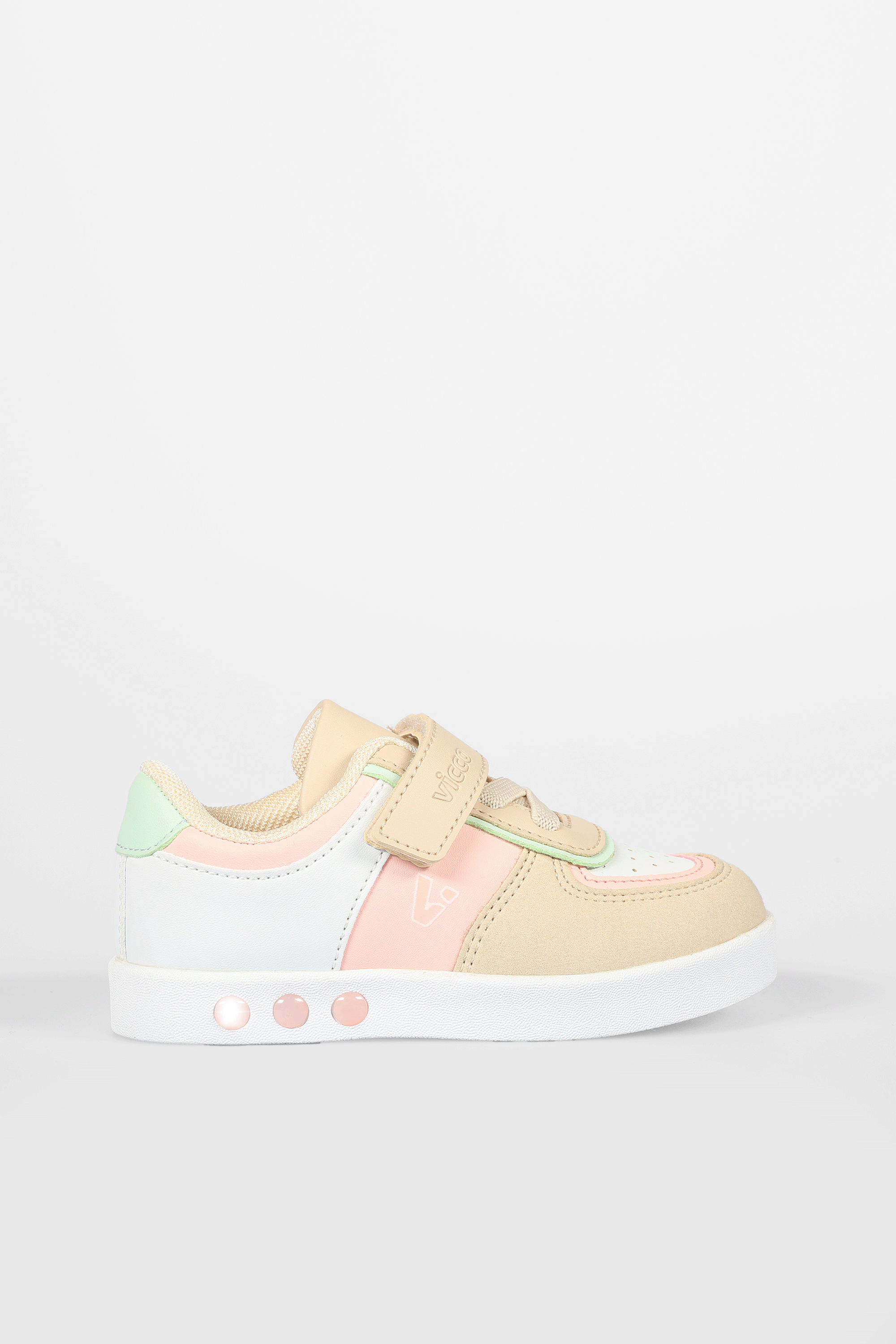 Vicco Sam Işıklı Kız Okul Öncesi Pudra Sneaker