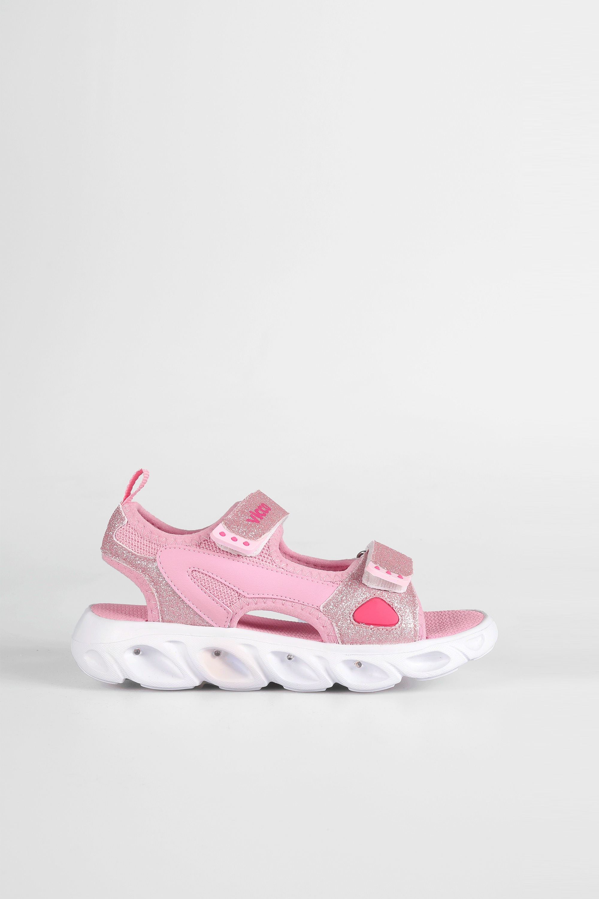 Vicco Roy Işıklı Kız Çocuk Pembe Sandalet