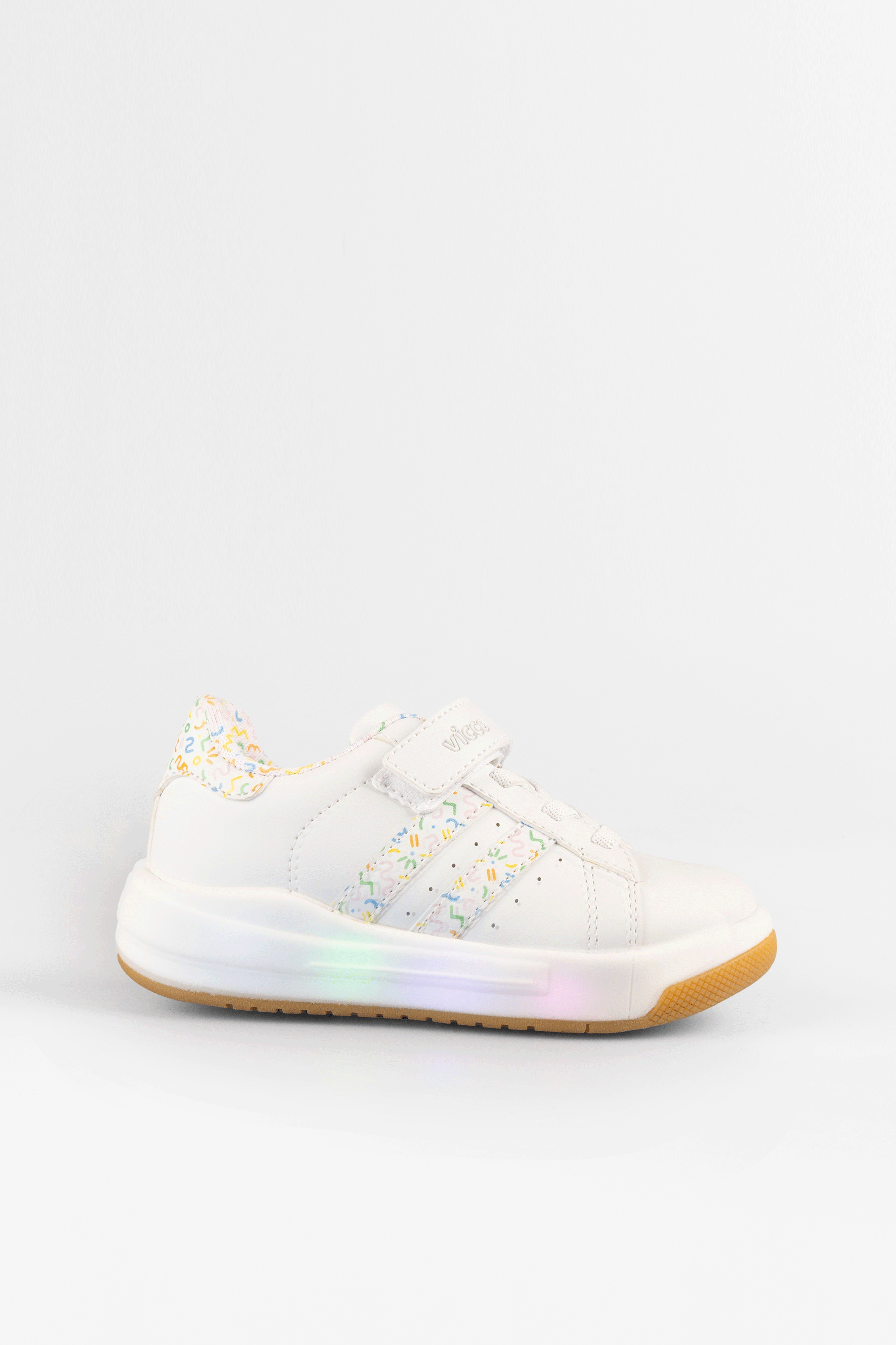 Vicco Pukky Işıklı Kız Okul Öncesi Beyaz Sneaker