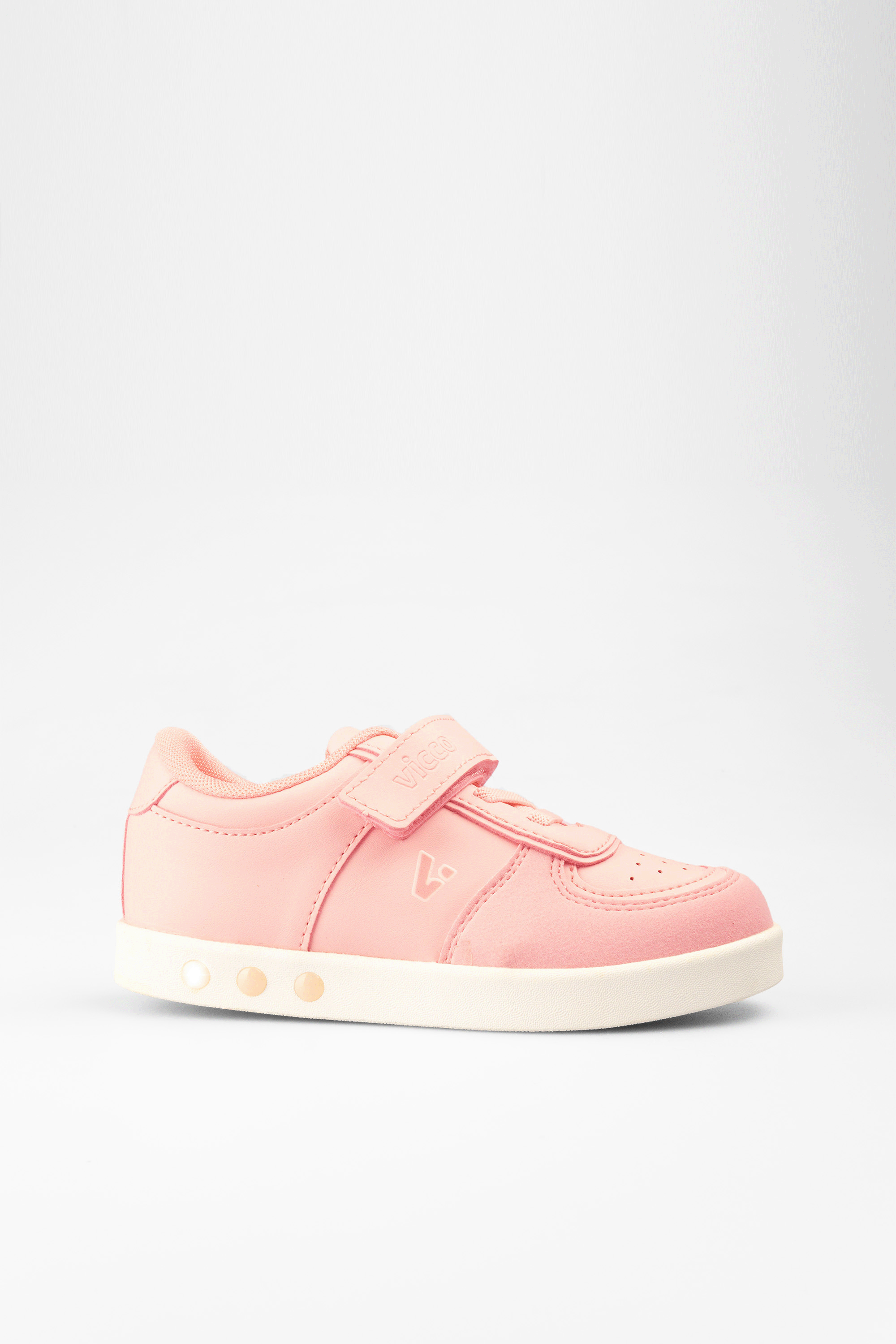 Vicco Sam Işıklı Kız Çocuk Pudra/Pudra Sneaker