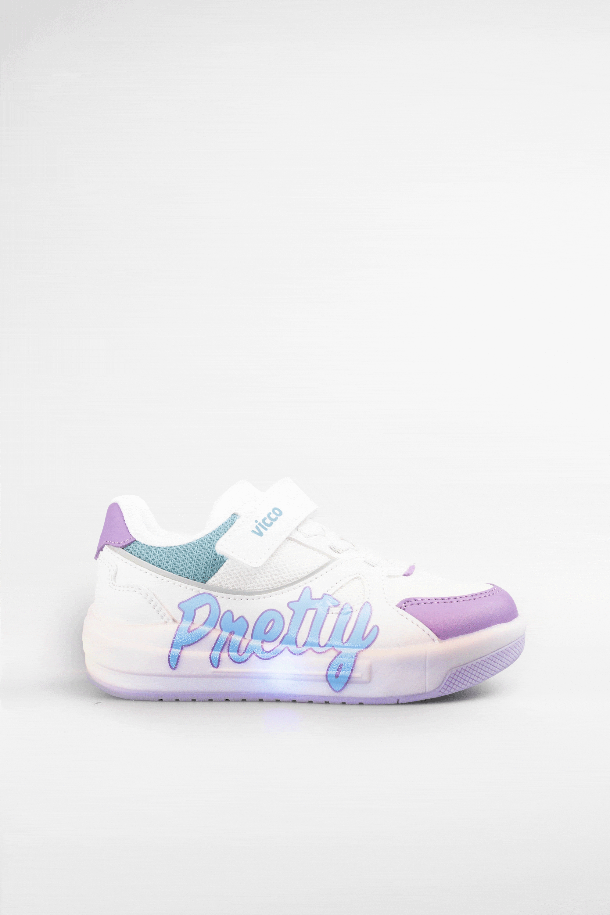 Vicco Pretty Işıklı Kız Okul Öncesi Beyaz Sneaker