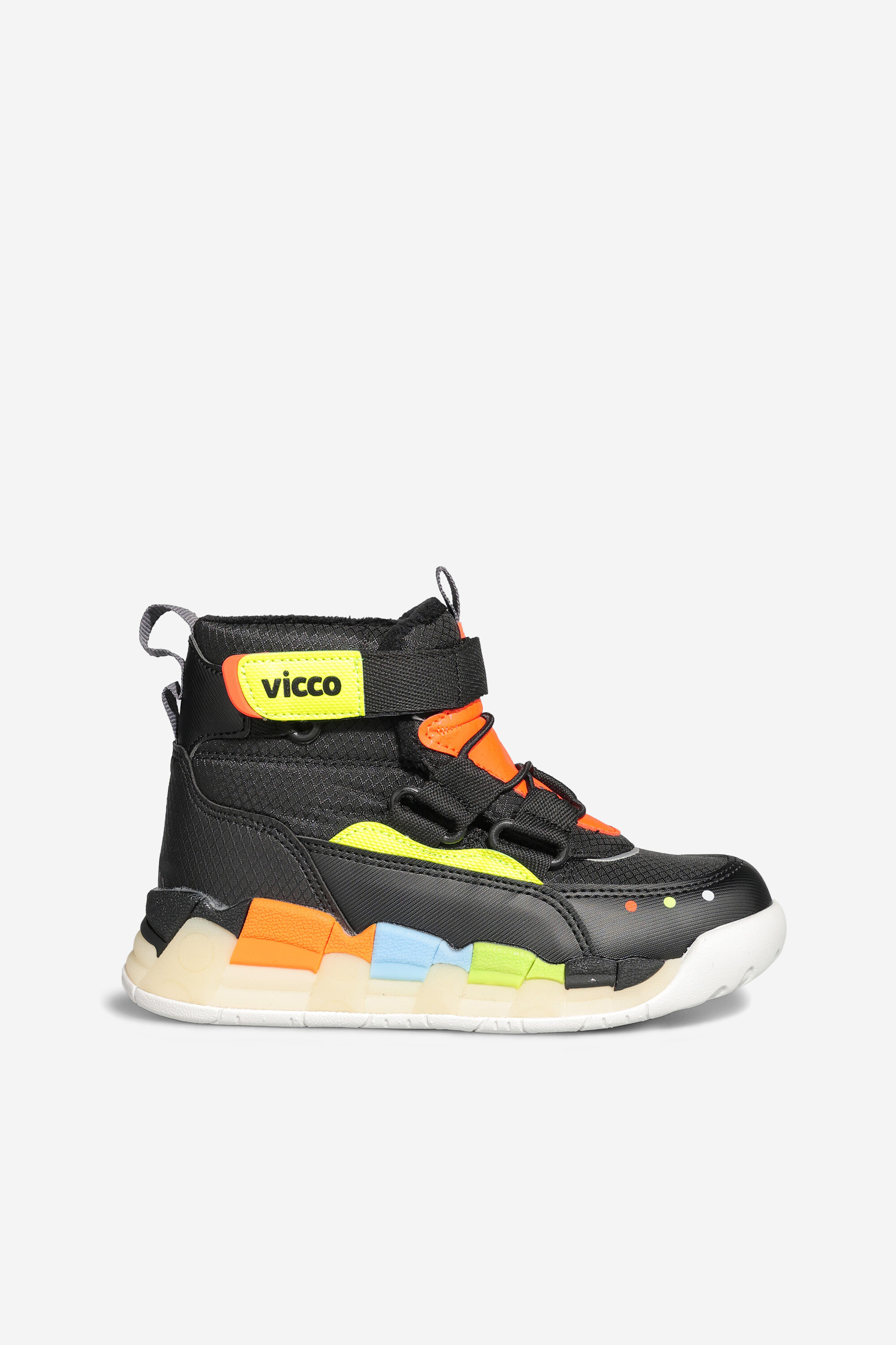Vicco Lesi Hafif Erkek Çocuk Siyah Bot