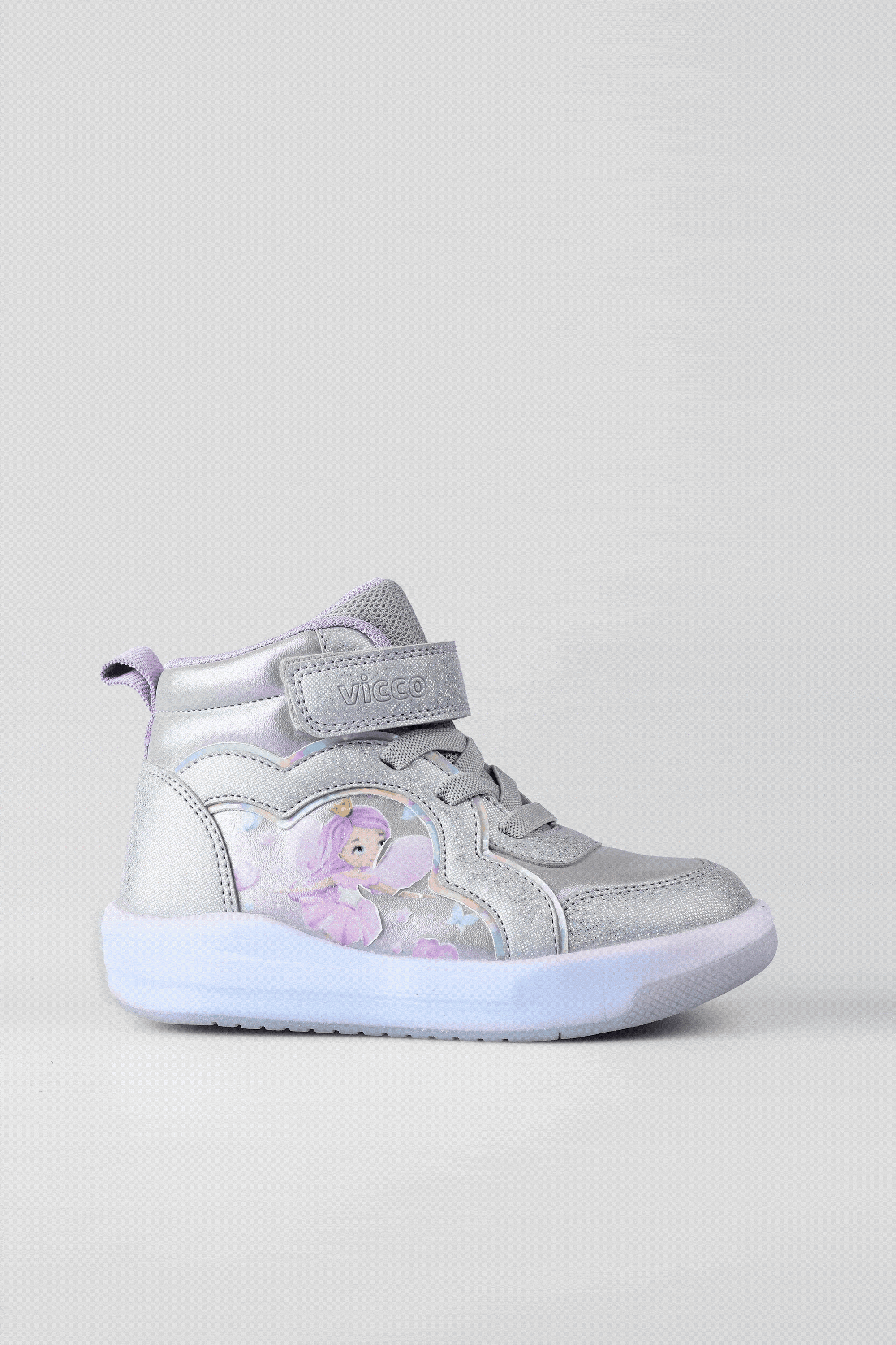 Vicco Klint Işıklı Kız Okul Öncesi Gümüş Bot 946.P25K.419-17 | Vicco