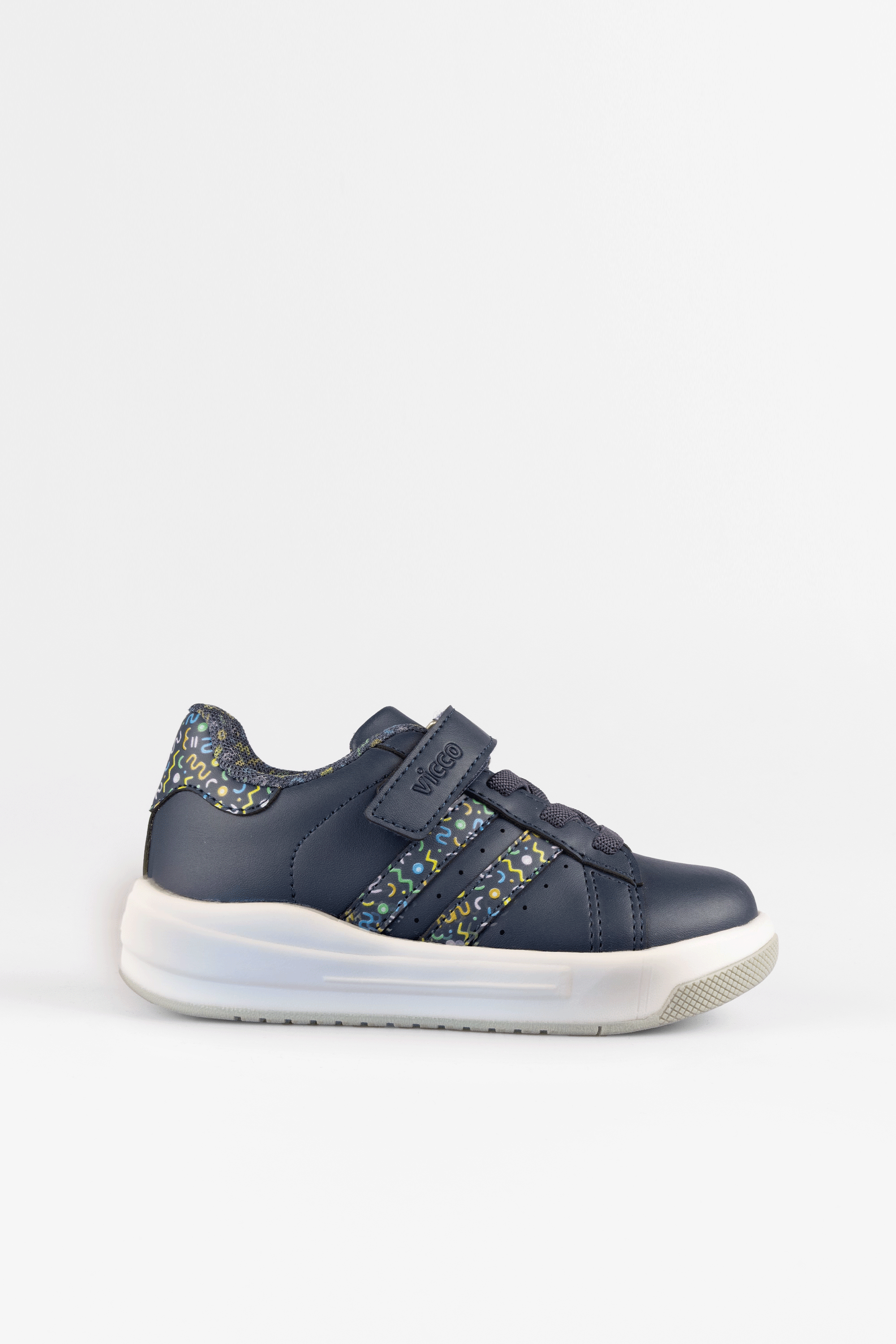 Vicco Pukky Işıklı Erkek Bebek Lacivert Sneaker