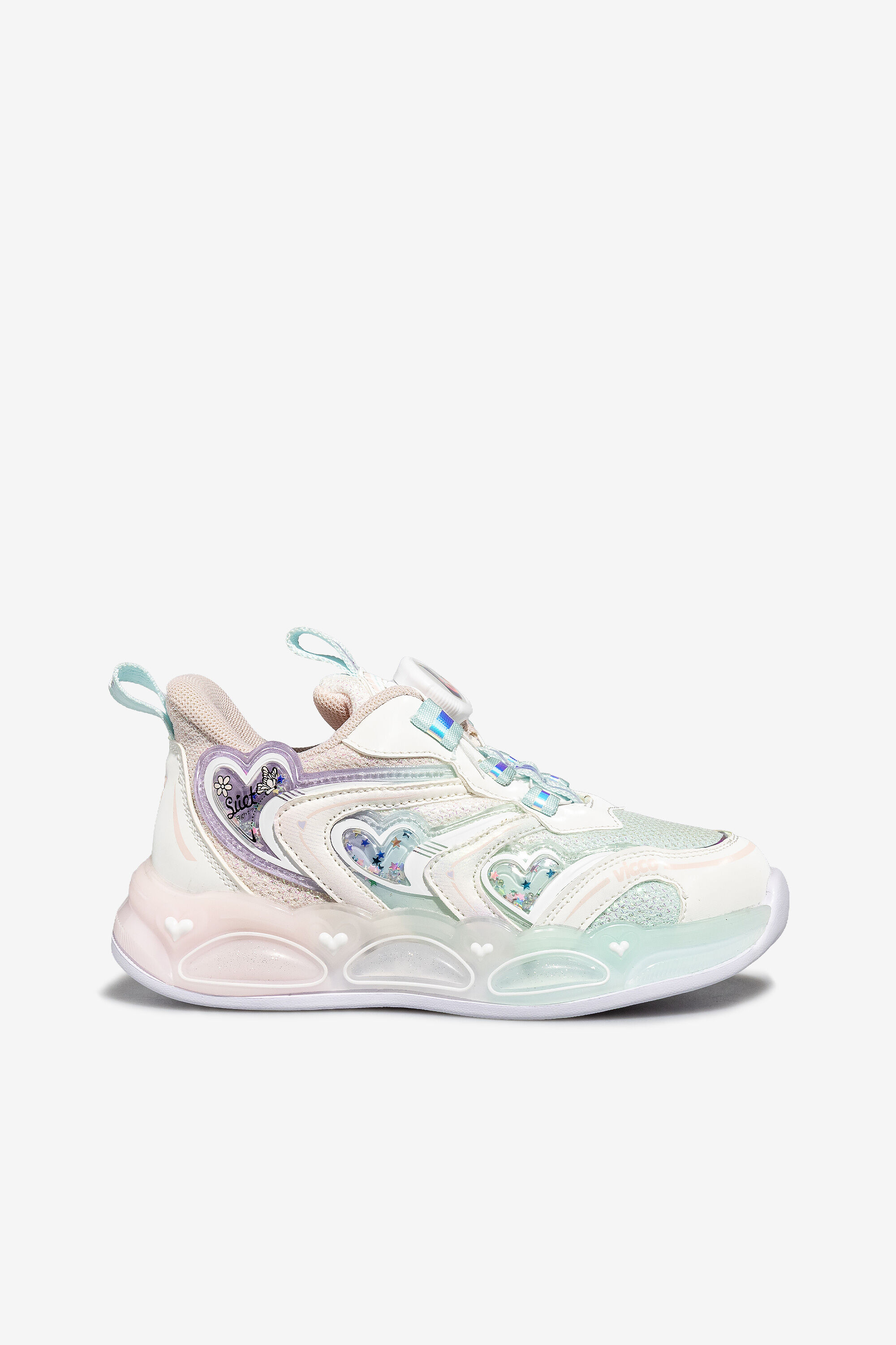 Vicco Benetti Işıklı Kız Okul Öncesi Beyaz Sneaker