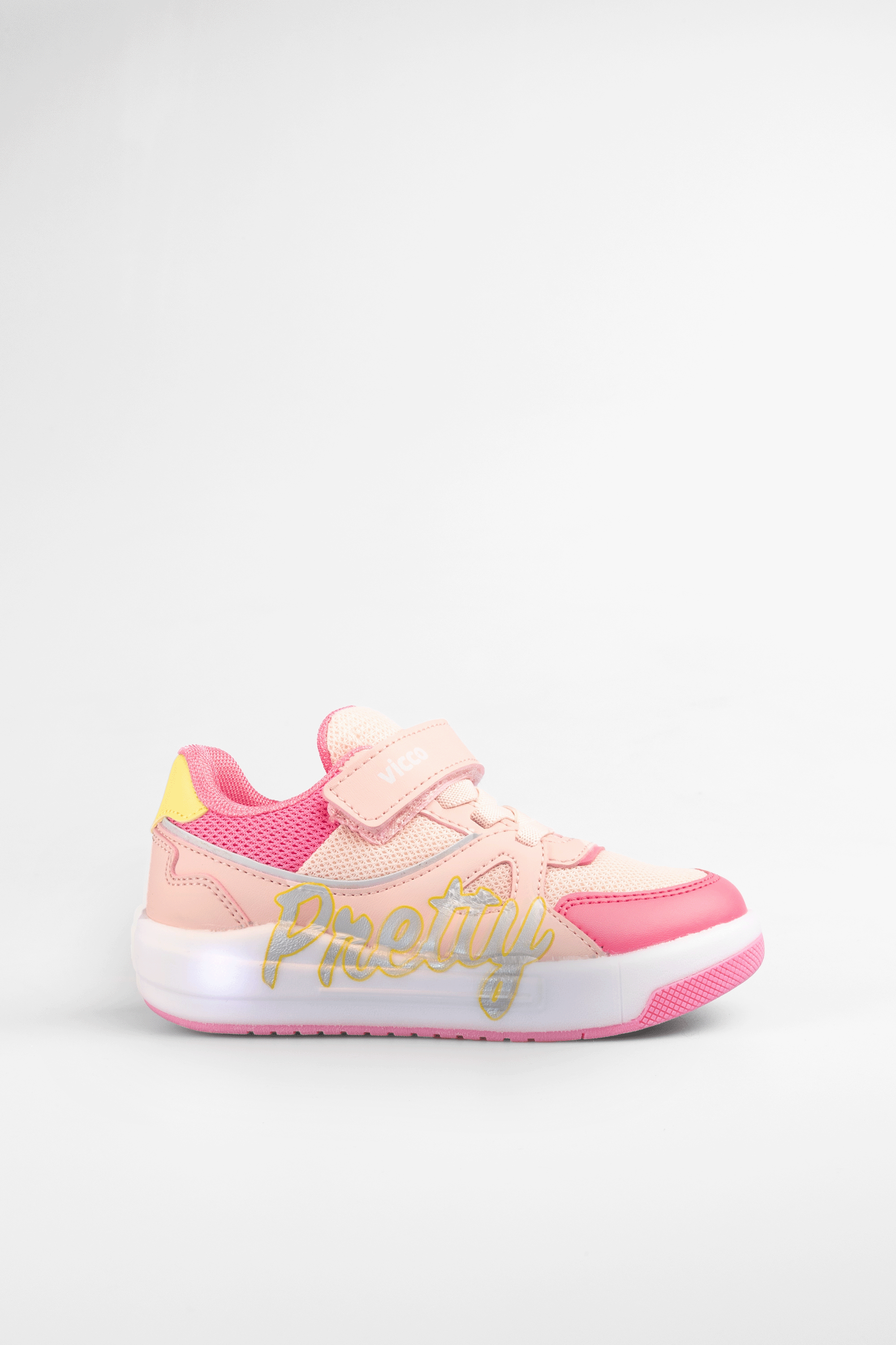 Vicco Pretty Işıklı Kız Bebek Pudra Sneaker