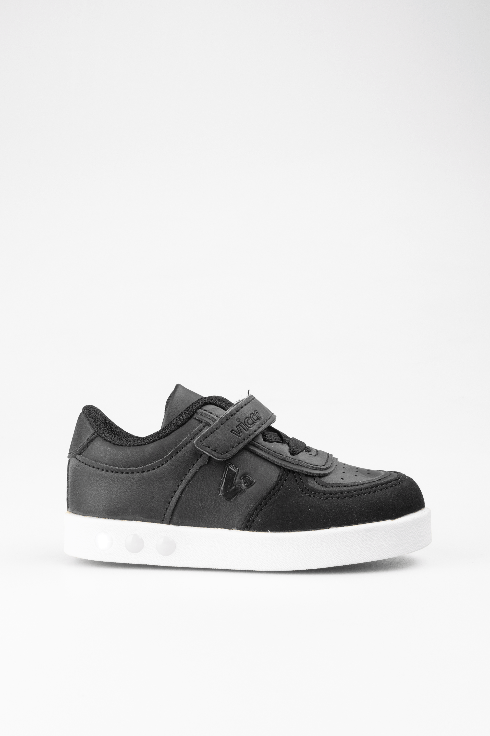 Vicco Sam Işıklı Unisex Okul Öncesi Siyah/Beyaz Sneaker
