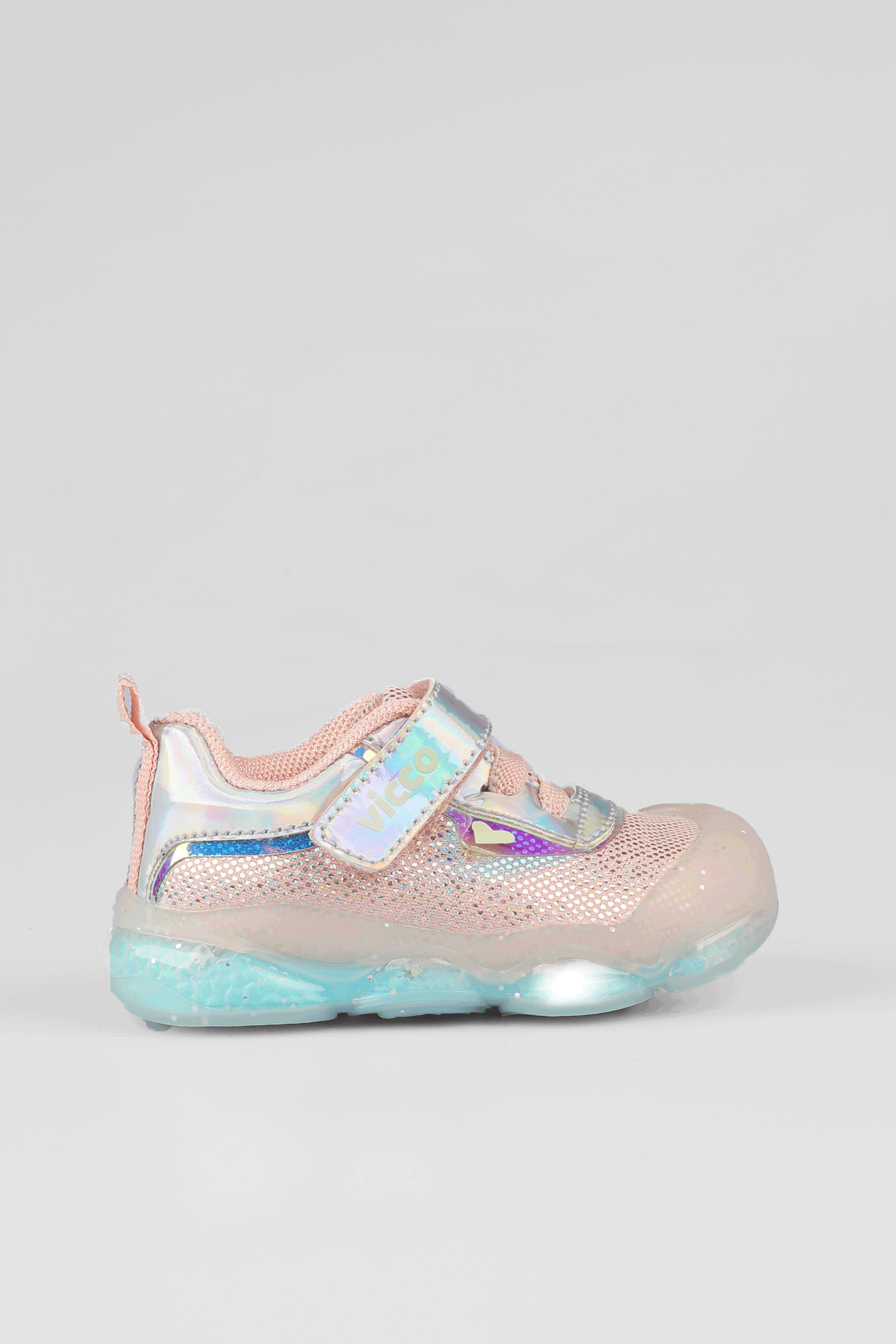Vicco Pety Işıklı Kız Bebek Pudra Günlük Ayakkabı 346.B25K.259-114 | Vicco