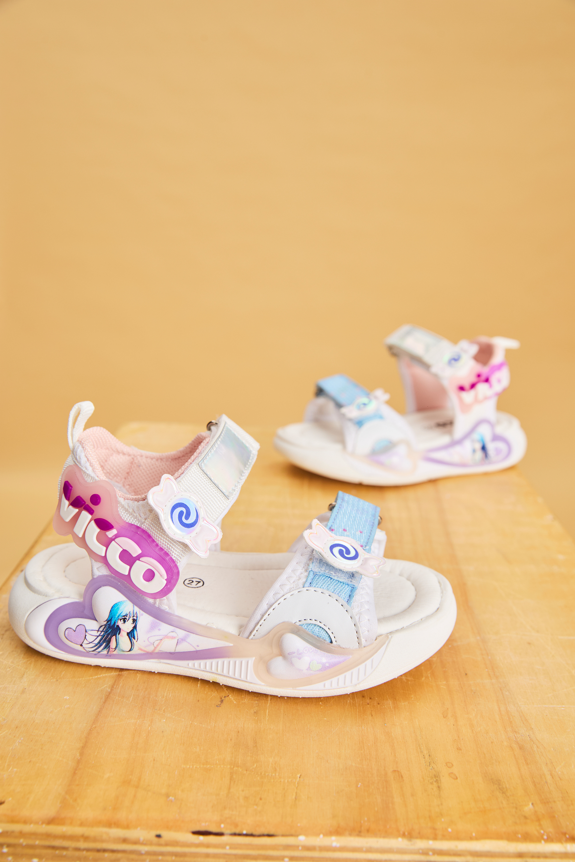 Vicco Arial Hafif Kız Bebek Beyaz Sandalet332.B25Y.242-11 | Vicco