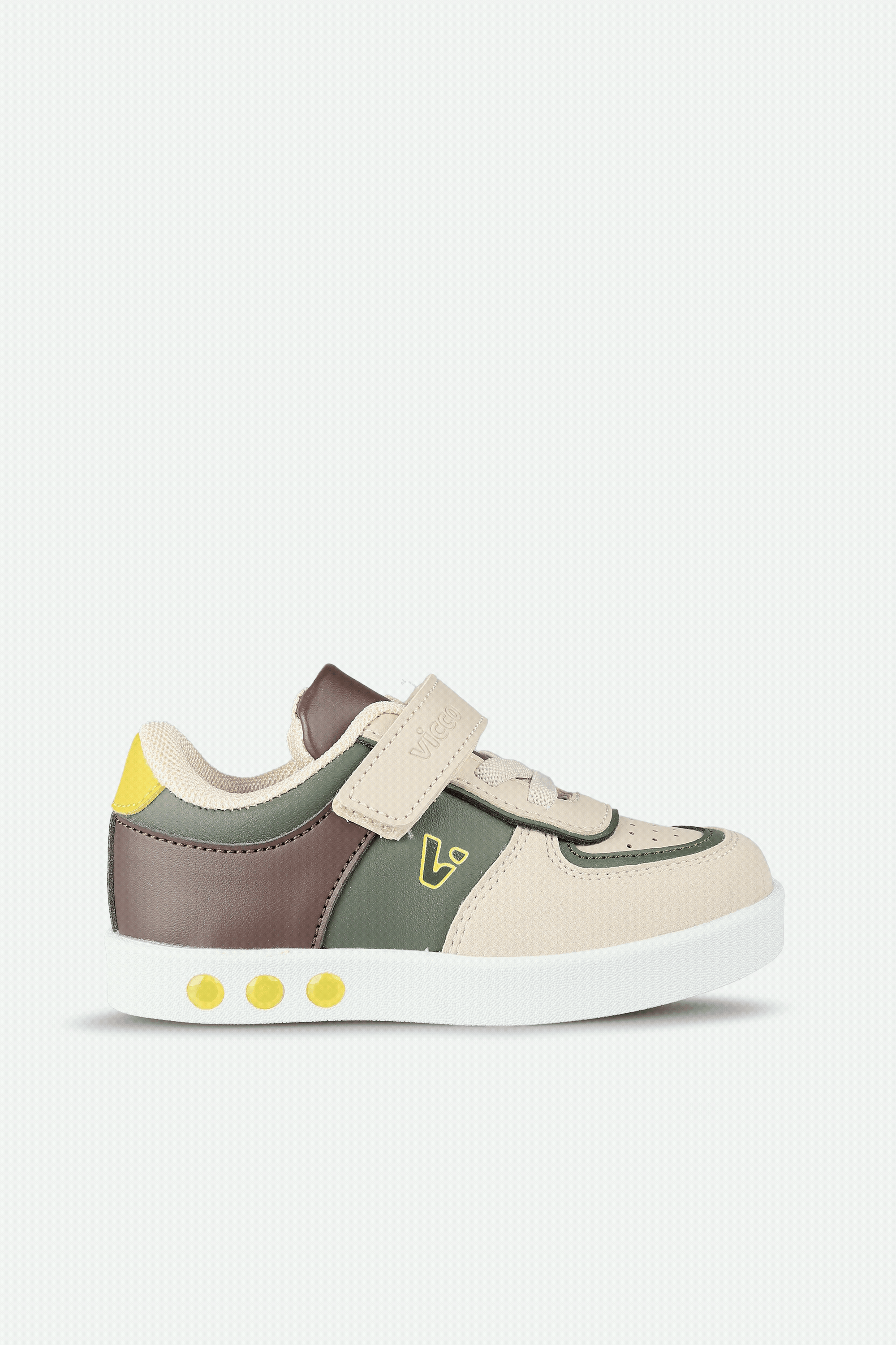 Vicco Sam Işıklı Erkek Bebek Haki Sneaker