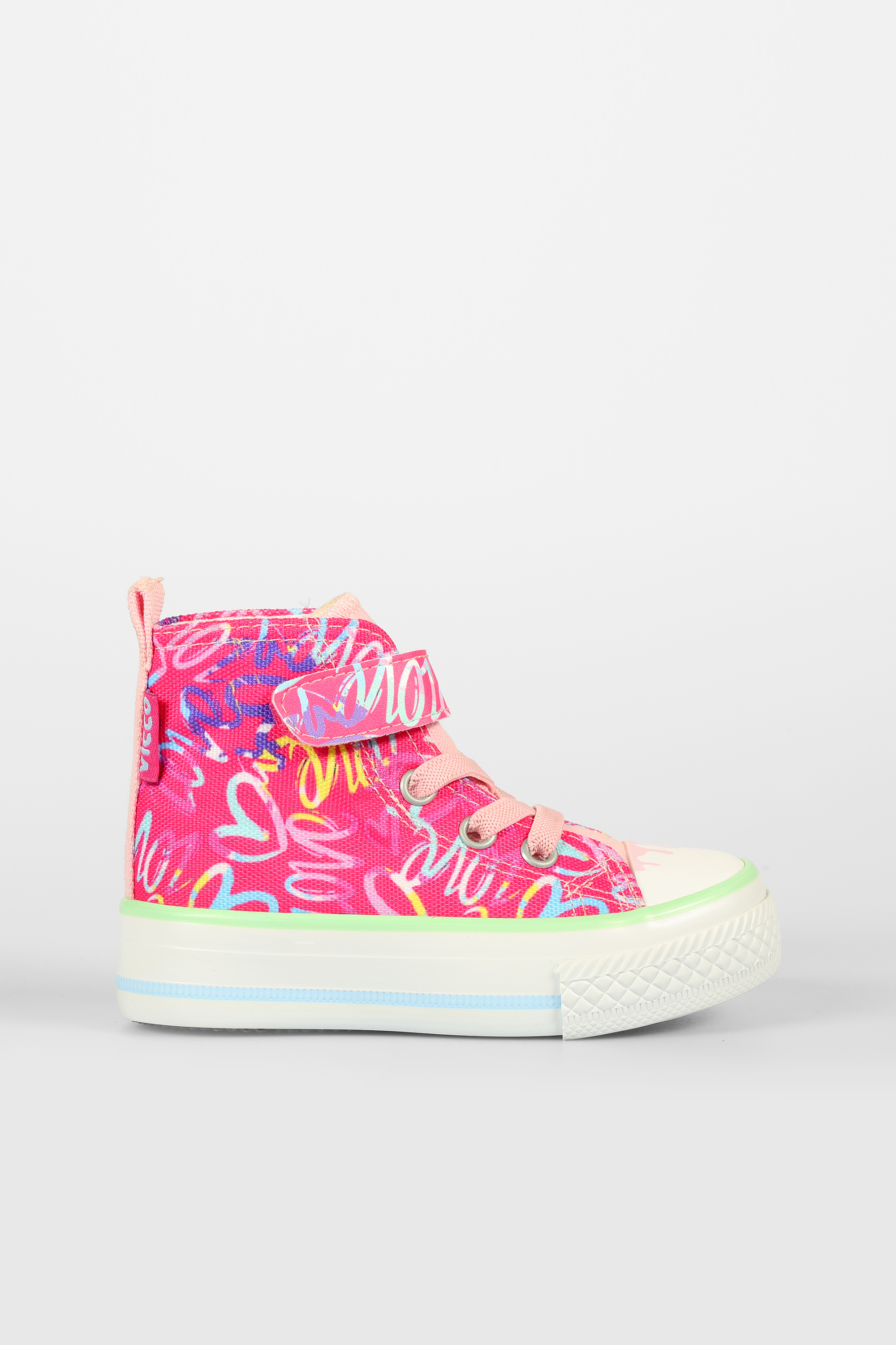 Vicco Ada Desenli Kız Bebek Fuşya Sneaker925.B25Y.226-07 | Vicco