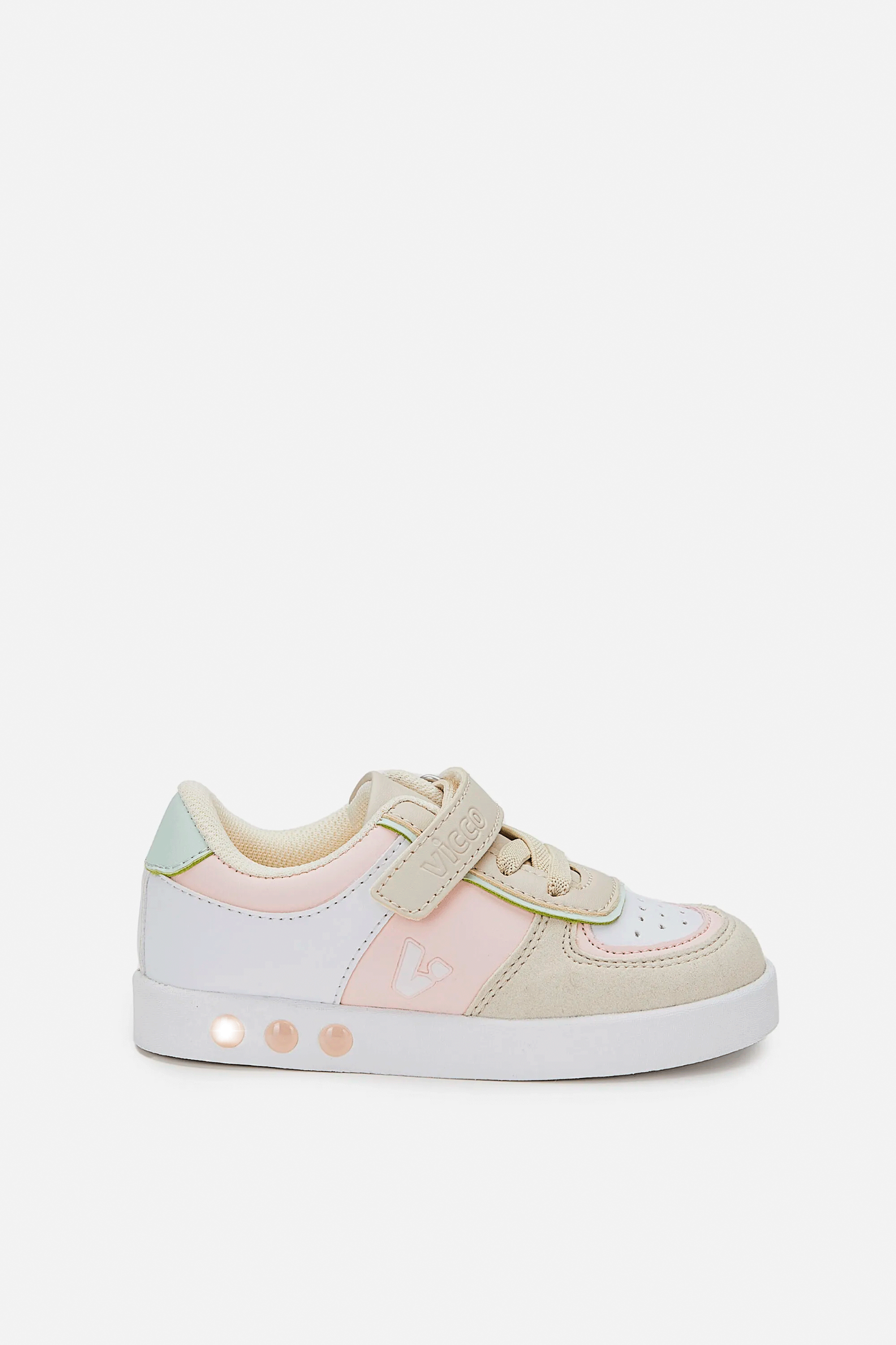 Vicco Sam Işıklı Kız Bebek Pudra Sneaker313.B21K.130-114 | Vicco
