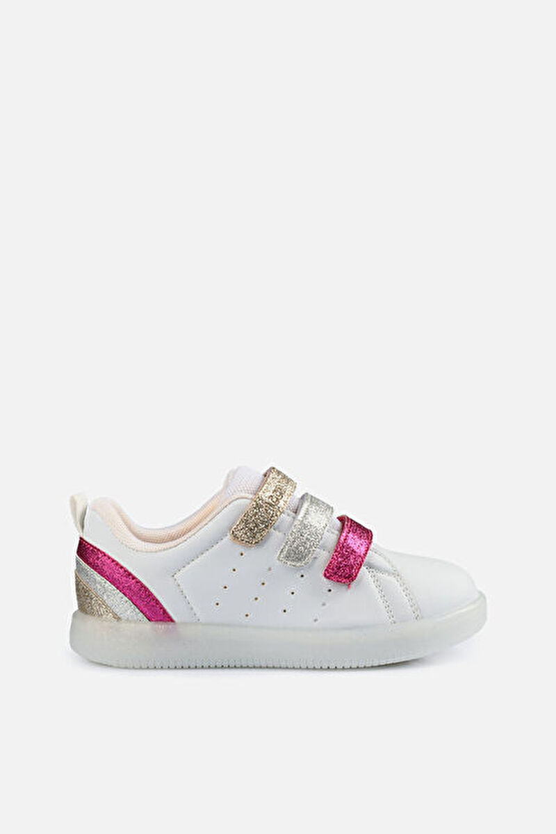 Vicco Sun Işıklı Kız Çocuk Beyaz/Fuşya Sneaker220.F21Y.212-1107 | Vicco