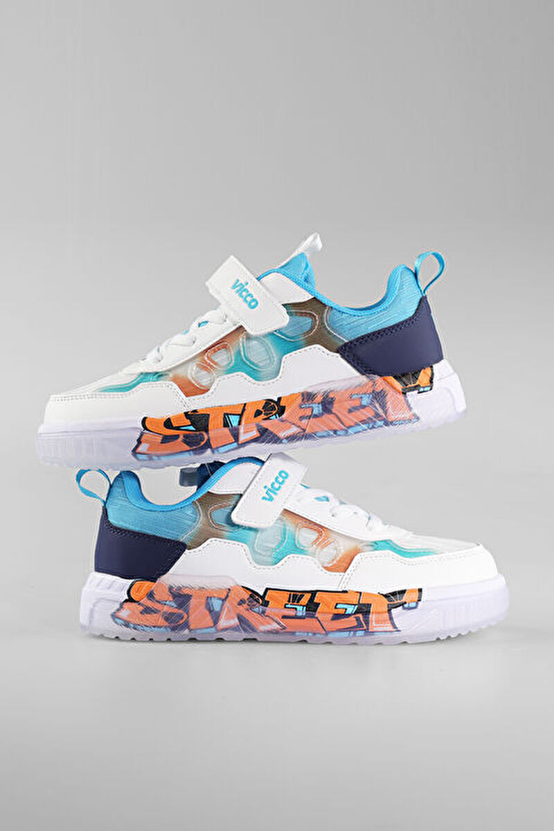 Vicco Bita Hafif Erkek Çocuk Mavi Sneaker346.F24Y.128-04 | Vicco