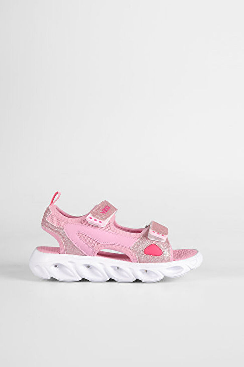 Vicco Roy Işıklı Kız Çocuk Pembe Sandalet332.F21Y.189-06 | Vicco