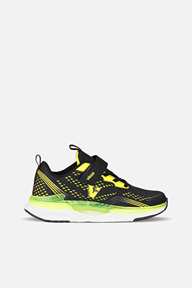 Vicco Nebula Hafif Erkek Çocuk Siyah/Yeşil Sneaker346.F24Y.113-0213 | Vicco