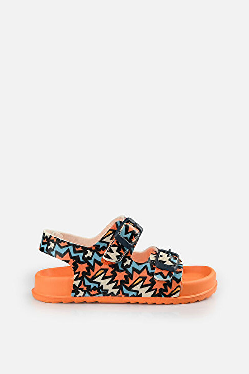 Vicco Miyu II Baskılı Unisex Okul Öncesi Orange Sandalet321.P23Y.254-14 | Vicco