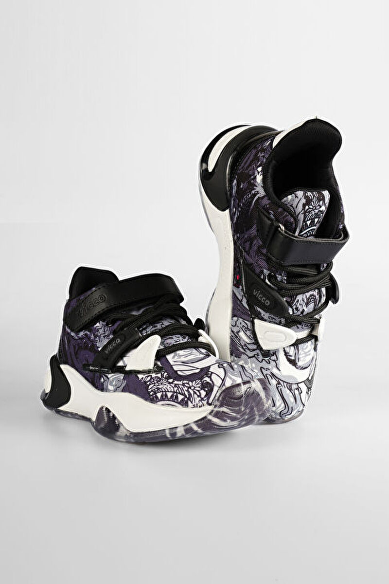 Vicco Universe Baskılı Erkek Çocuk Siyah Sneaker346.F25Y.199-02 | Vicco