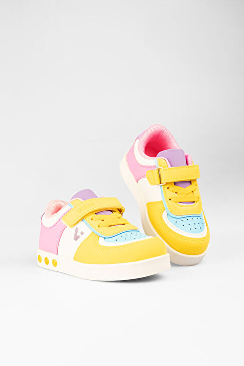 Vicco Sam Işıklı Kız Okul Öncesi Sarı Sneaker313.P21K.130-12 | Vicco