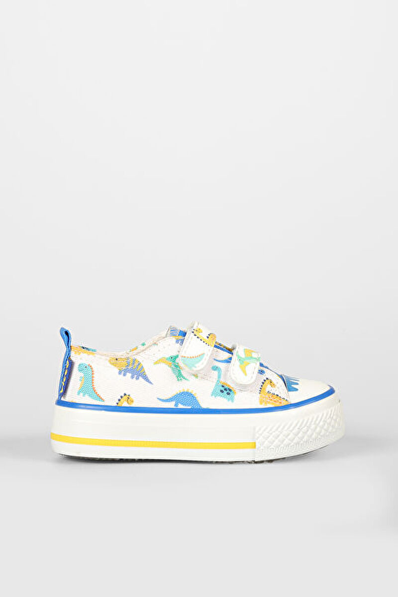 Vicco Done Desenli Erkek Okul Öncesi Beyaz/Saks Mavi Sneaker925.P25Y.227-1105 | Vicco