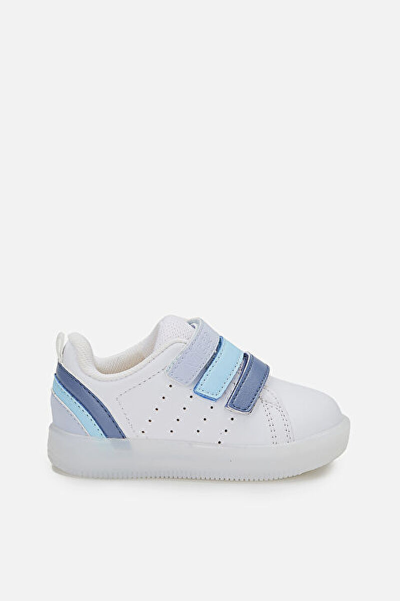 Vicco Sun Işıklı Erkek Okul Öncesi Beyaz/Mavi Sneaker220.P21Y.212-1104 | Vicco