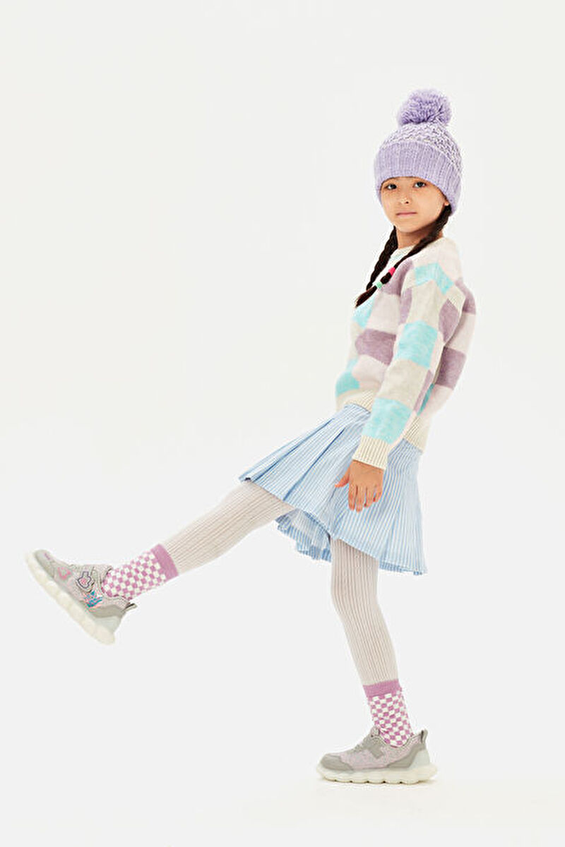 Vicco Süse Işıklı Kız Bebek Gümüş Spor Ayakkabı346.B25K.229-17 | Vicco