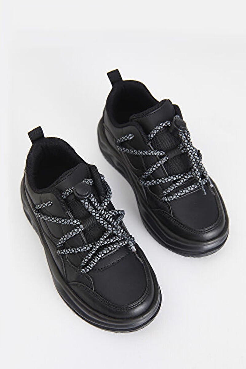 Vicco Dublin Hafif Kız Çocuk Siyah Sneaker346.F24K.314-02 | Vicco