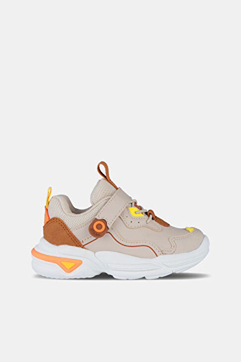 Vicco Charm Hafif Unisex Okul Öncesi Bej Spor Ayakkabı346.P24K.312-15 | Vicco
