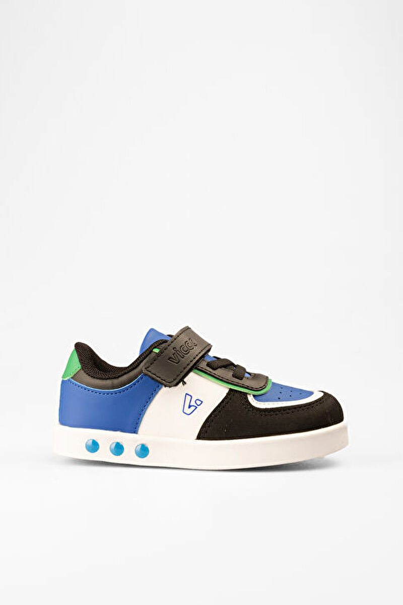Vicco Sam Işıklı Erkek Okul Öncesi Siyah/Saks Mavi Sneaker313.P21K.130-0205 | Vicco