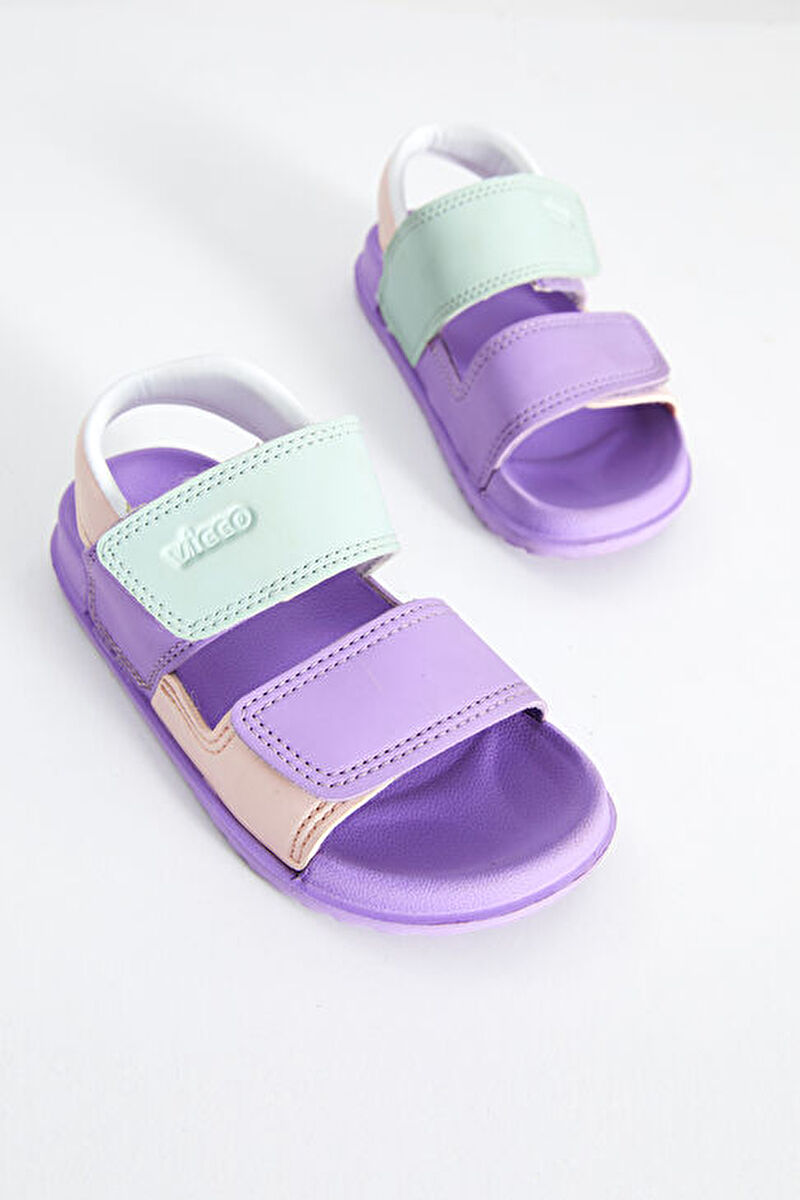 Vicco Krixi Hafif Kız Bebek Lila Sandalet321.B23Y.252-16 | Vicco