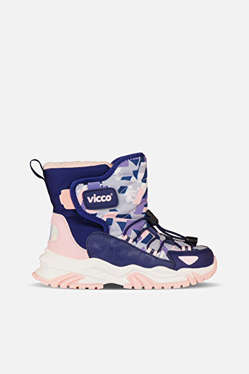 Vicco Alesta Kürklü Kız Çocuk Lacivert Outdoor Bot946.F23K.419-01 | Vicco