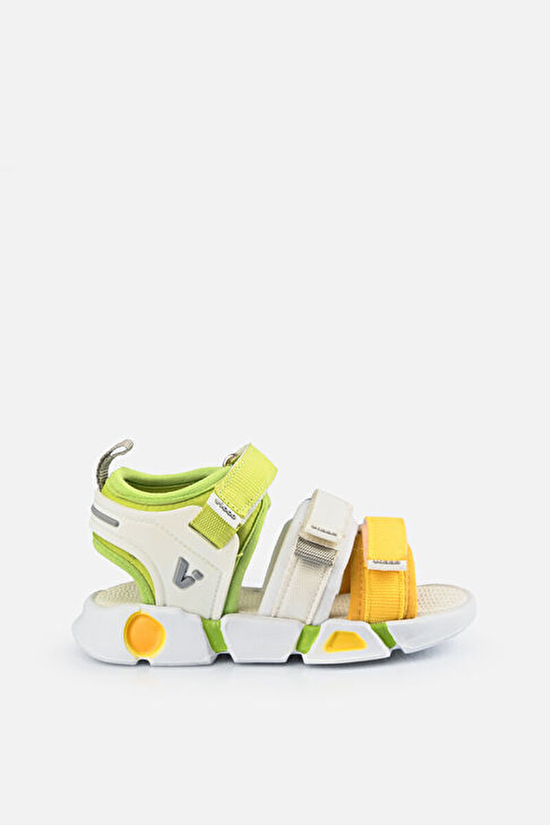 Vicco Gorbi Basic Unisex Okul Öncesi Beyaz Sandalet332.P21Y.191-11 | Vicco