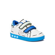 Vicco Picasso Işıklı Erkek Bebek Beyaz/Saks Mavi Sneaker