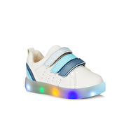 Vicco Sun Işıklı Erkek Okul Öncesi Beyaz/Mavi Sneaker