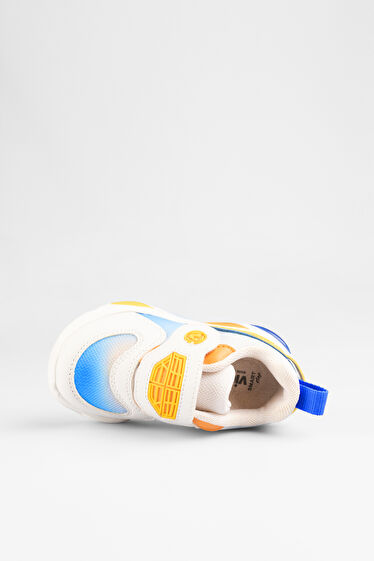 Vicco Hellen Işıklı Erkek Bebek Beyaz/Orange Spor Ayakkabı