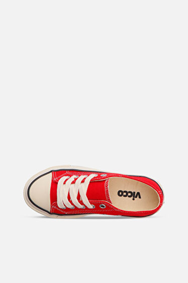 Vicco Idol Basic Unisex Çocuk Kırmızı Sneaker