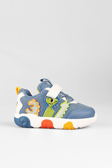 Vicco Number Işıklı Erkek Bebek Kot Spor Ayakkabı