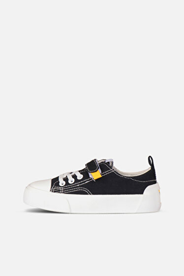 Vicco Lee Basic Unisex Okul Öncesi Siyah Spor Ayakkabı