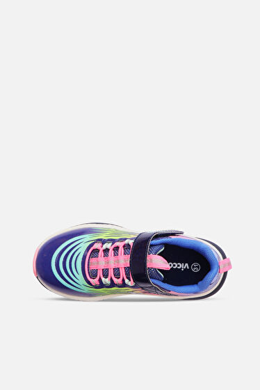 Vicco Maggie Işıklı Kız Okul Öncesi Lacivert Sneaker