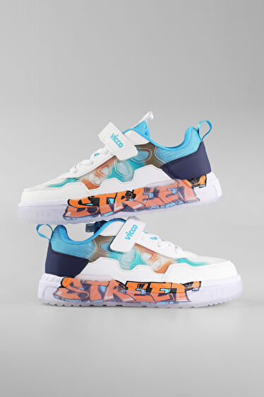 Vicco Bita Hafif Erkek Çocuk Mavi Sneaker