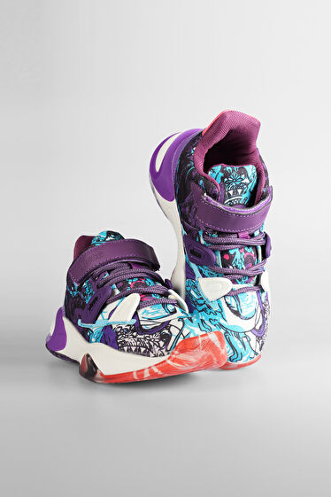 Vicco Universe Baskılı Kız Çocuk Mor Sneaker
