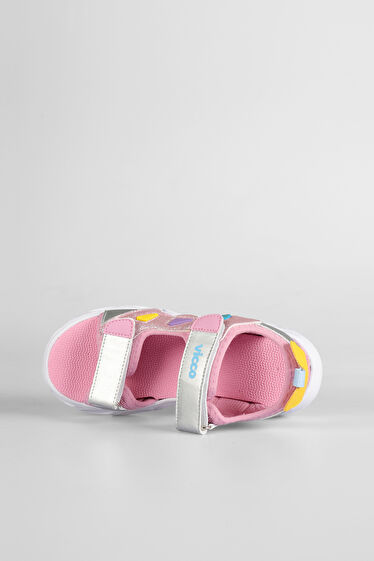 Vicco Hilda Işıklı Kız Çocuk Pembe Sandalet