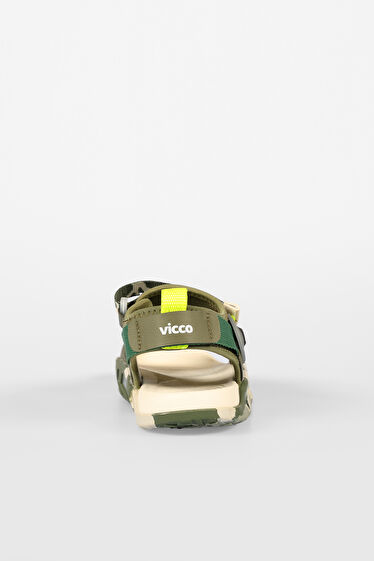 Vicco Tape Hafif Erkek Çocuk Haki Sandalet