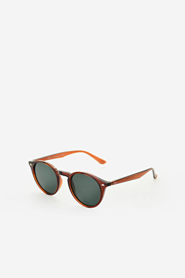 Looklight Alpha 100% UV Koruması, Polarized Unisex Aksesuar Matte Jelly Brown Gözlük
