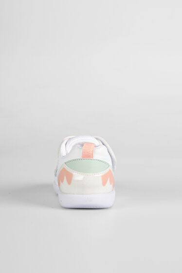 Vicco Donut Basic Kız İlk Adım Beyaz/Pudra Sneaker