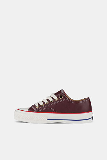 Vicco Navar Basic Unisex Genç Bordo Sneaker