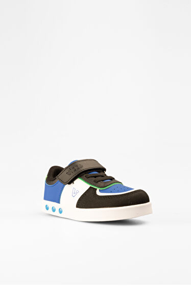 Vicco Sam Işıklı Erkek Bebek Siyah/Saks Mavi Sneaker