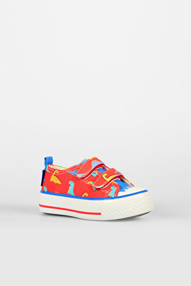 Vicco Done Desenli Unisex Okul Öncesi Kırmızı Sneaker