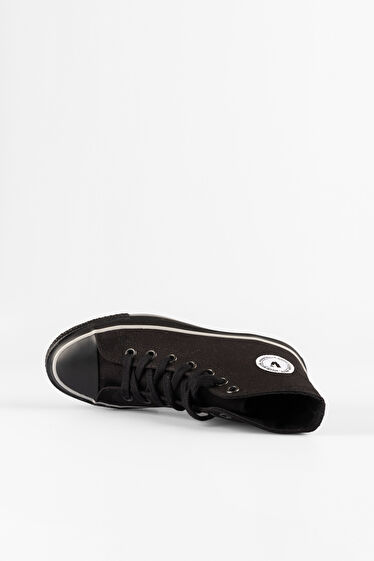 Vicco Star Basic Unisex Çocuk Siyah/Siyah Sneaker