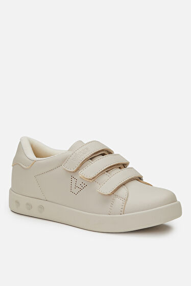 Vicco Oyo Işıklı Unisex Çocuk Bej Sneaker